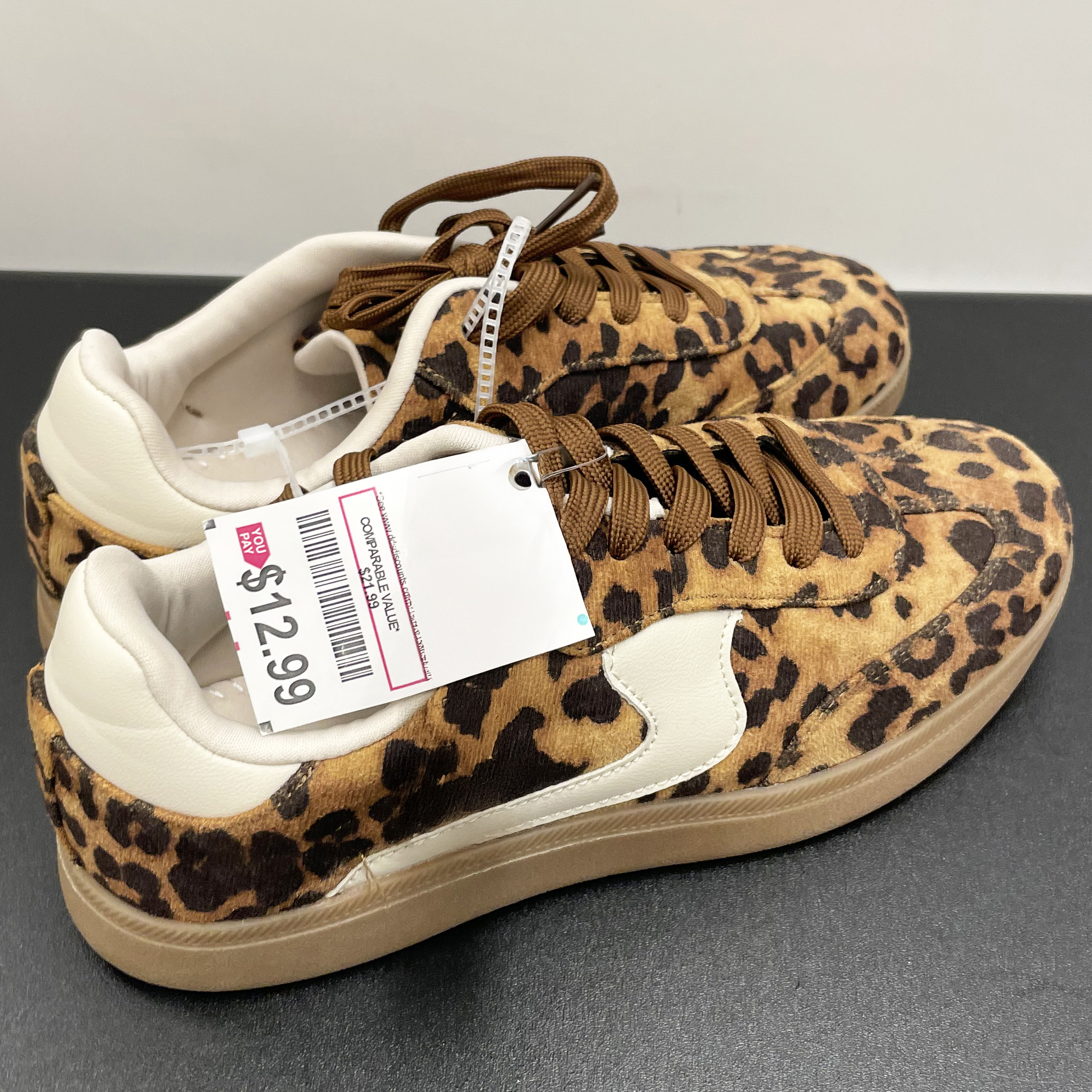 Leopard printed sneakers from dd's.